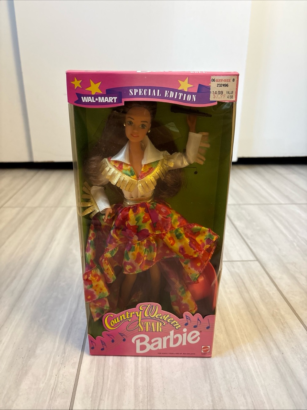 Country Western Star Walmart Special Edition Barbie Doll 1994 Mattel 12097 NIB